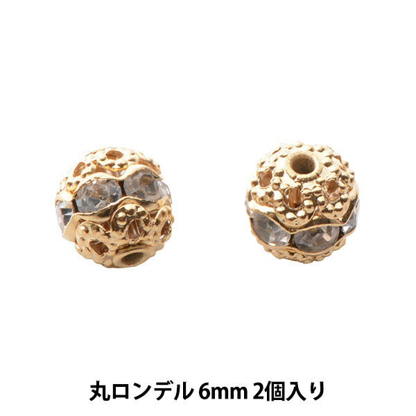 مادة الإكسسوار "Preciosa Maru Rondelle 6mm Gold"