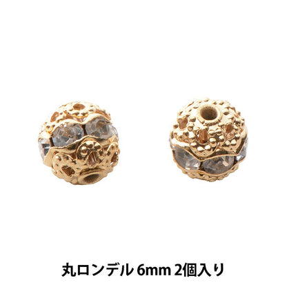 액세서리 자료 "Presiosa Maru Maru Londel 6mm Gold"