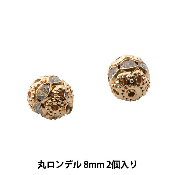 Material accesorio "Presiosa Maru Rondel 8 mm Gold"