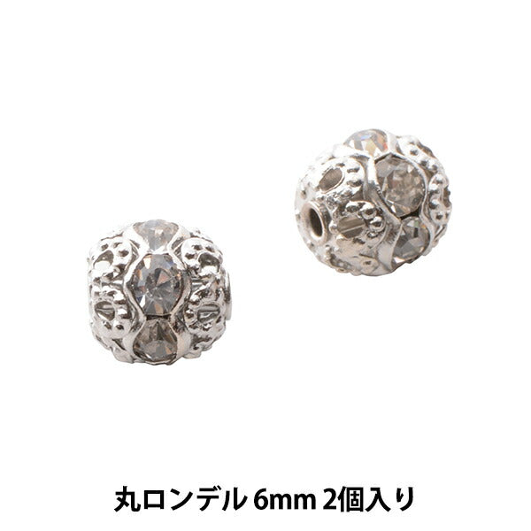 액세서리 자료 "Presiosa Maru Rondel 6mm Silver"