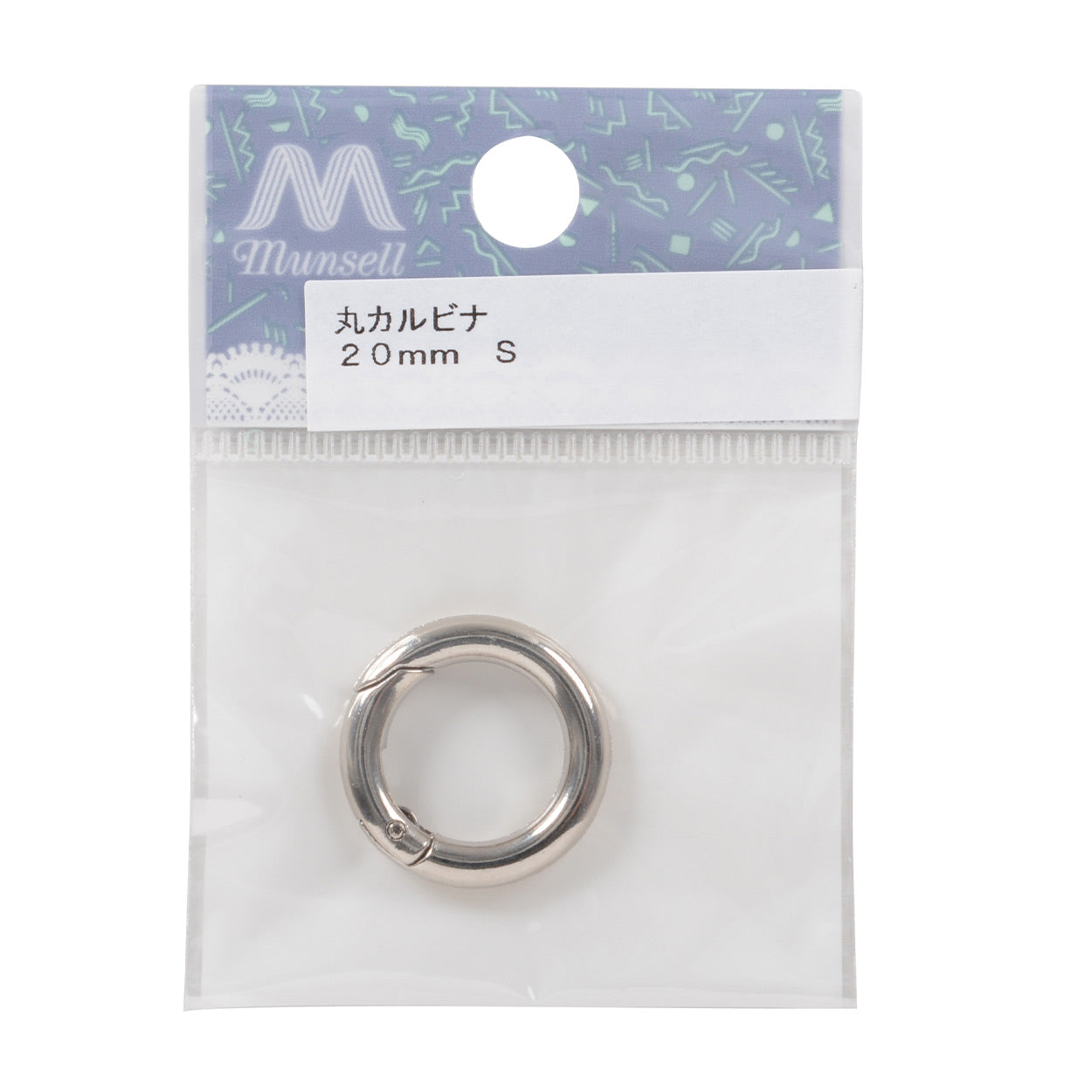 Handicraft bracket "round carabiner 2cm s"