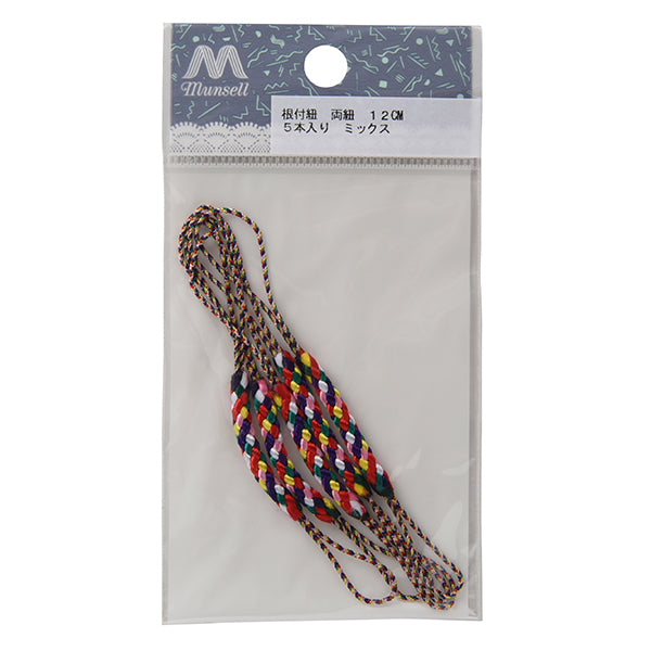 手芸金具 『根付紐 両紐 ミックス 5本入り 12C』