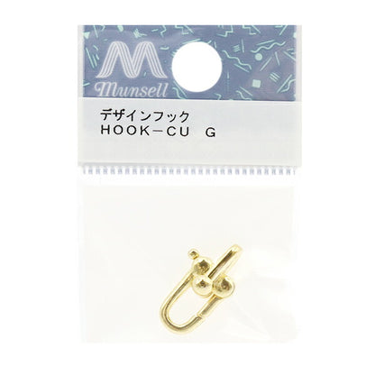 Staffa artigianale "Design Hook Gold Hook-Cug"