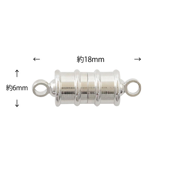 Кронштейн из ручной работы "Магнитная застежка Серебряная K01-05-01"