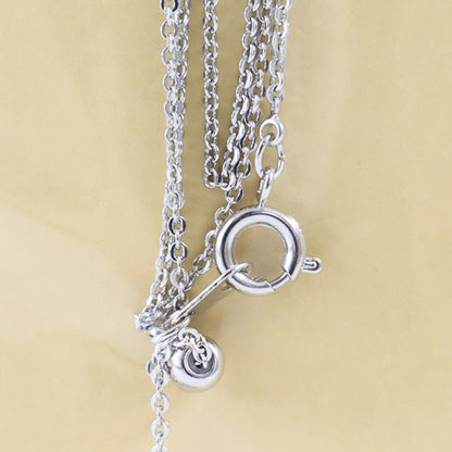 Handicraft bracket "Slide -through 1 50cm nickel -free silver"