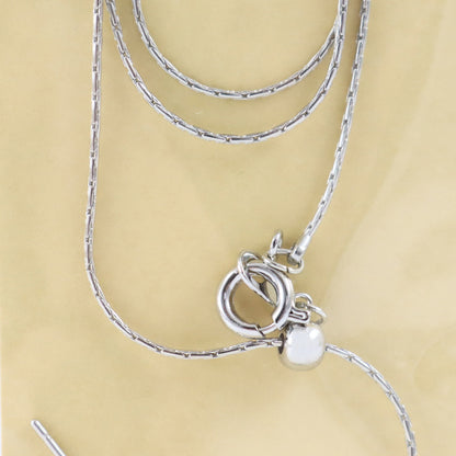 Handicraft bracket "Slide -through 2 50cm nickel -free silver"