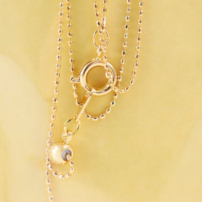 Handicraft bracket "Slide Through 3 50cm Nickel Free Gold"