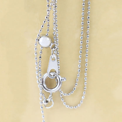 Handicraft bracket "Slide Through 3 50cm Nickel Free Silver"