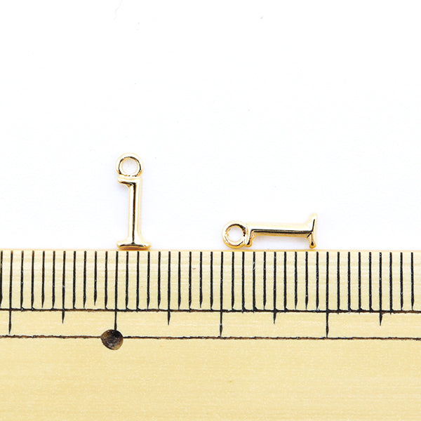手芸金具 『数字パーツ 1 ゴールド 2個入り 271/0204』