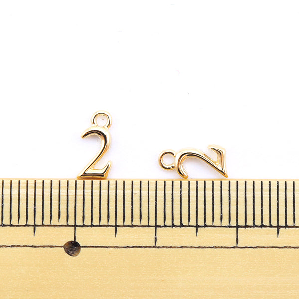 Soporte de la artesanía "Partes de número 2 de oro 2 piezas 271/0205"