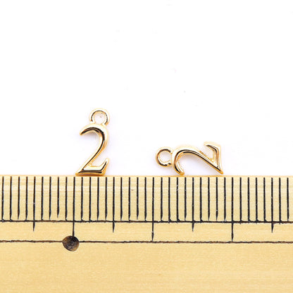 Soporte de la artesanía "Partes de número 2 de oro 2 piezas 271/0205"