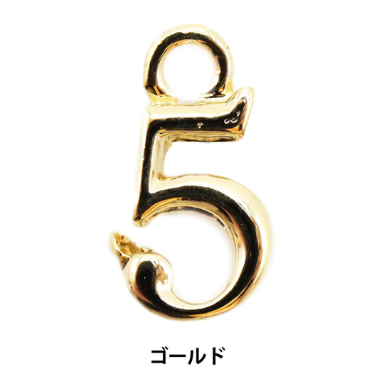 Handicraft bracket "Numeric parts 5 gold 2 pieces 271/0208"