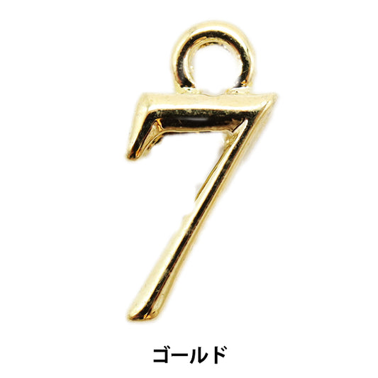 Handicraft bracket "Numbers 7 Gold 2 pieces 271/0210"