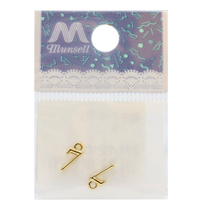 手芸金具 『数字パーツ 7 ゴールド 2個入り 271/0210』