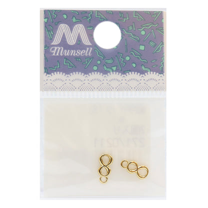 手芸金具 『数字パーツ 8 ゴールド 2個入り 271/0211』