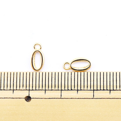 手芸金具 『数字パーツ 0 ゴールド 2個入り 271/0213』