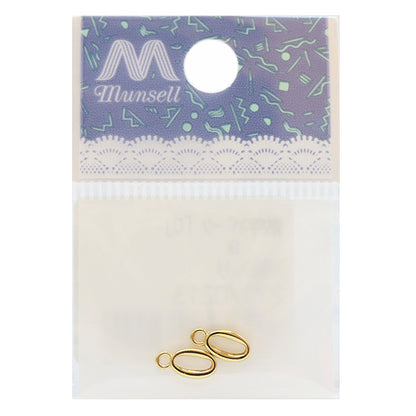 手芸金具 『数字パーツ 0 ゴールド 2個入り 271/0213』