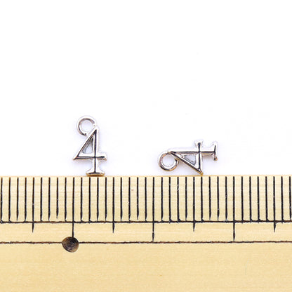 Handicraft bracket "Numeric parts 4 silver 2 pieces 271/0207"