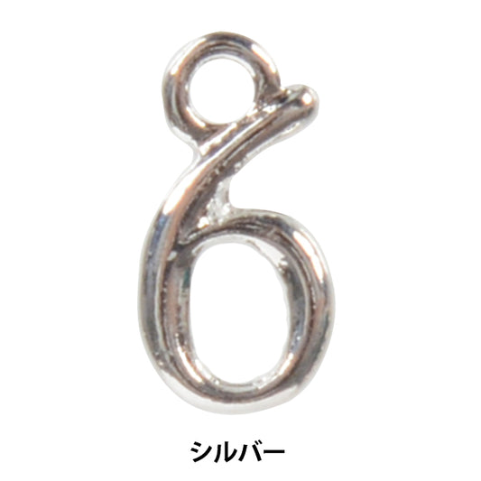 Handicraft bracket "Number parts 6 silver 2 pieces 271/0209"