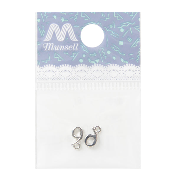 手芸金具 『数字パーツ 6 シルバー 2個入り 271/0209』