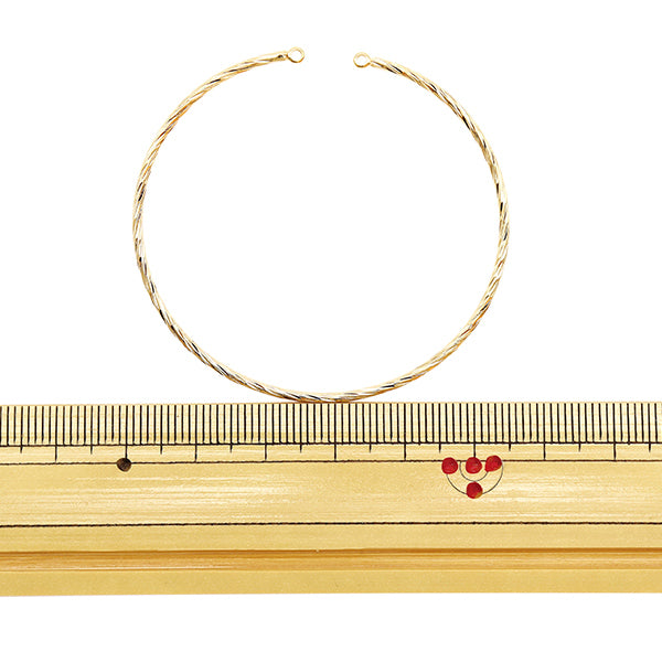 Accessory material "Bangle with can 2 gold 271/0247"