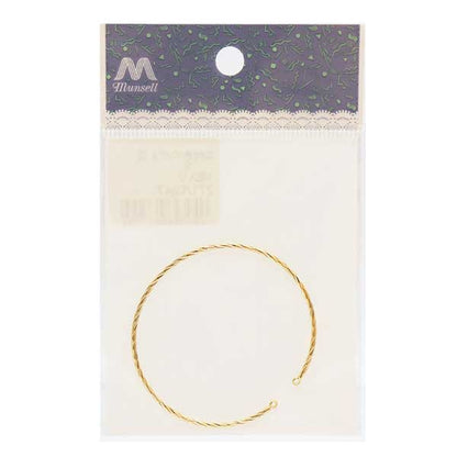 Accessory material "Bangle with can 2 gold 271/0247"