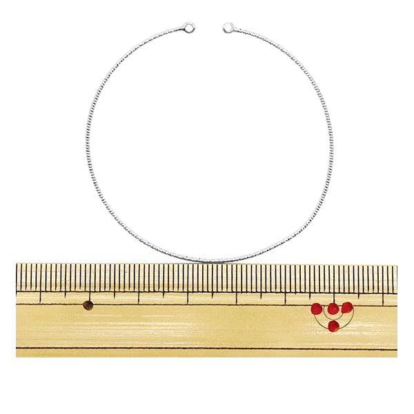 Accessory material "Bangle with can 1 Silver 271/0246"