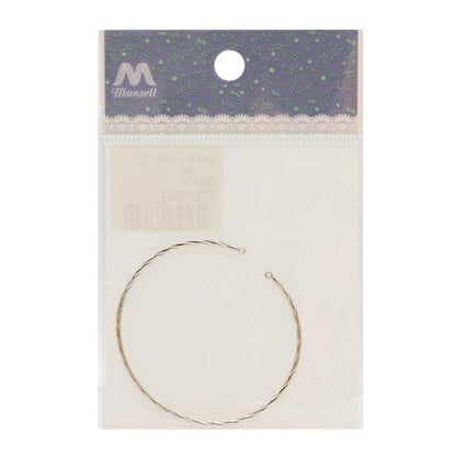 アクセサリー素材 『カン付き バングル 2 シルバー 271/0247』