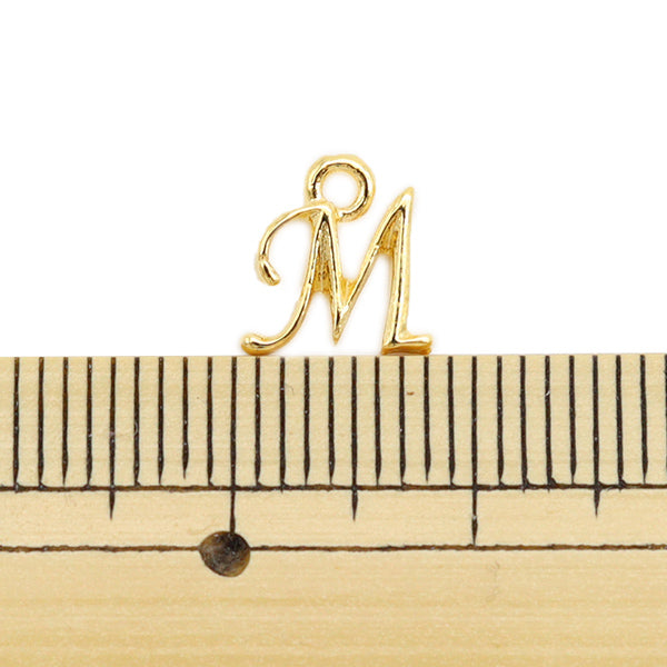 手芸金具 『イニシャルチャーム M 4個 271/0014GM』 – Yuzawaya