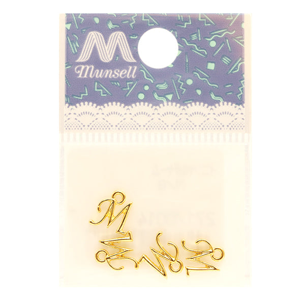 手芸金具 『イニシャルチャーム M 4個 271/0014GM』 – Yuzawaya