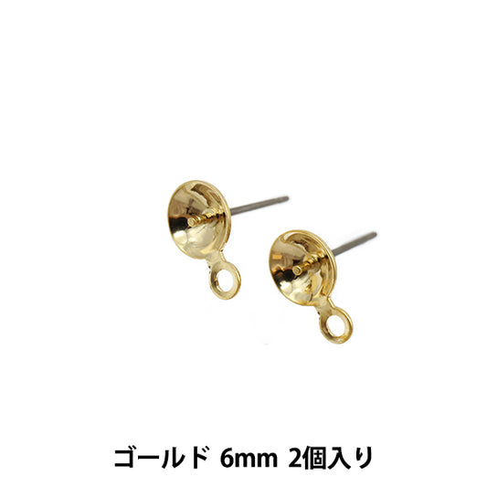 Handicraft bracket "6mm core gold with titanium post can 271/0095G"