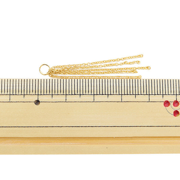 Staffa artigianale "Circa 4 cm Catena piccola piccola dimensione 5 Oro 271/0097G"