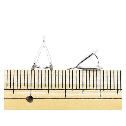 Raccordi artigianali "A Cannon Relief 2 pezzi argento 9 × 4mm 271/0124s"