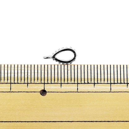 Staffa artigianale "Design Vaticano argento 10 × 4mm 271/0130S"