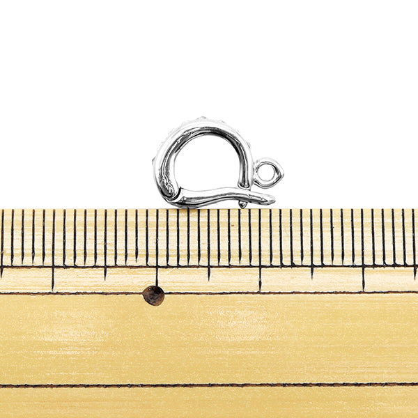 Staffa per artigianato "argento con clicker pietra 271/0178"