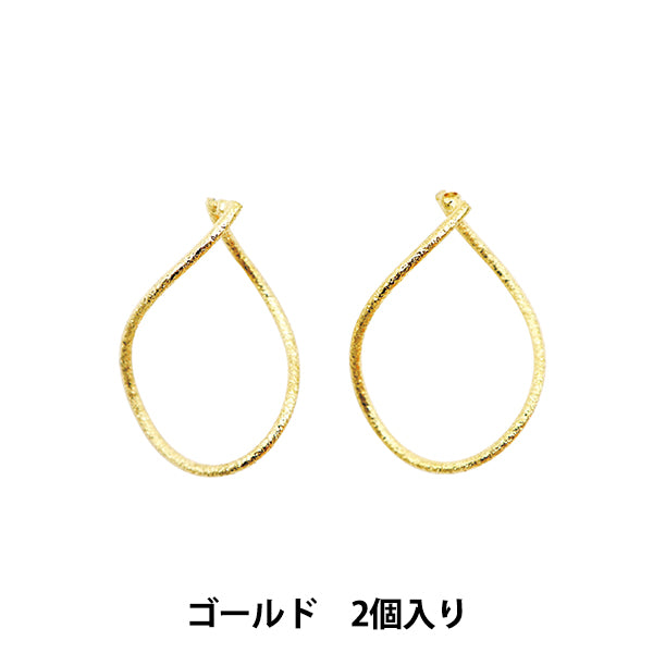 Handicraft bracket "Metal Hoop Small 27 × 18mm Gold 271/0292"