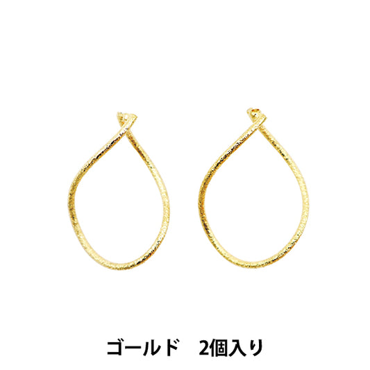 Handicraft bracket "Metal Hoop Small 27 × 18mm Gold 271/0292"