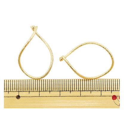 Handicraft bracket "Metal Hoop Small 27 × 18mm Gold 271/0292"