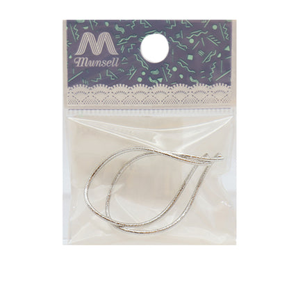 Handicraft bracket "Metal Hoop Large 36 x 24mm Silver 271/0293"