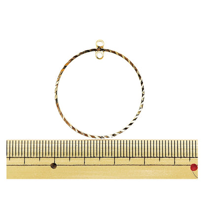 Handicraft bracket "Metal hoop parts 30mm gold 271/0295"