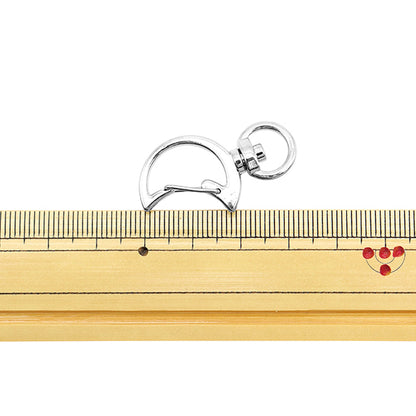 手芸金具 『キーホルダー 月 シルバー 271/0324』