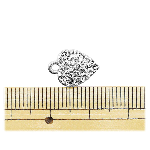 수예브래킷 "매력 부품 심장 실버 271/0330"