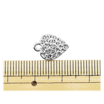 수예브래킷 "매력 부품 심장 실버 271/0330"