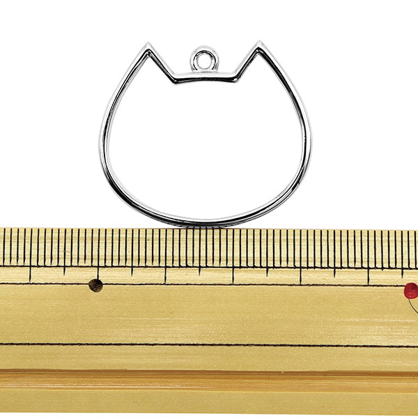 Staffa artigianale "Frame di gatto grande argento da 1 -capabile 271/0338"