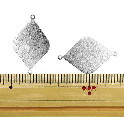 Кронштейн ручной работы "Металлические детали 38 x 23 мм серебро 2 куски 271/0346"