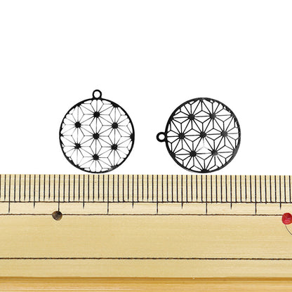 Кронштейн ручной работы "Металлические детали 15 мм серебро 2 кусочки 271/0351"