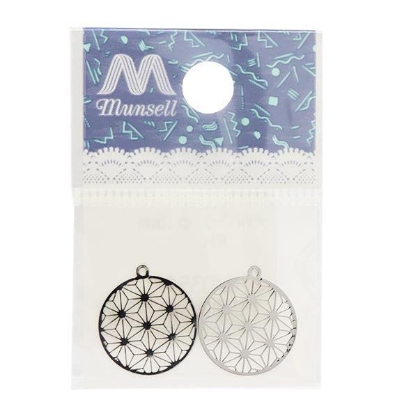 Кронштейн ручной работы "Металлические детали 15 мм серебро 2 кусочки 271/0351"