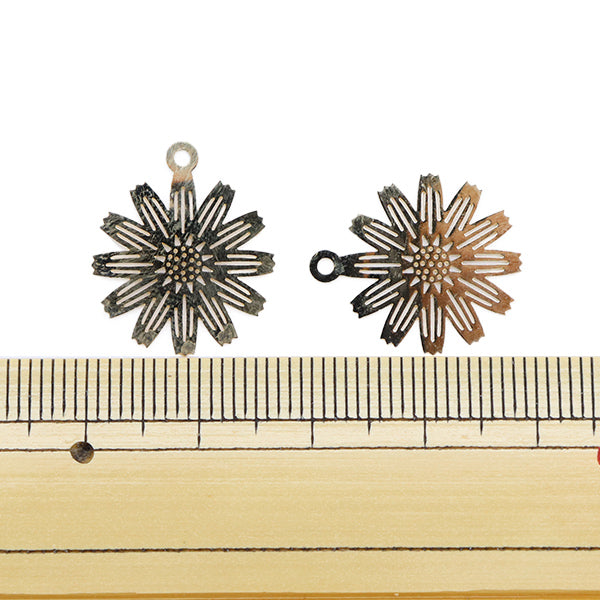 Handicraft bracket "Metal parts 16mm 2 pieces Gold 271/0352"