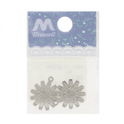 Handicraft bracket "Metal parts 16mm 2 pieces silver 271/0352"