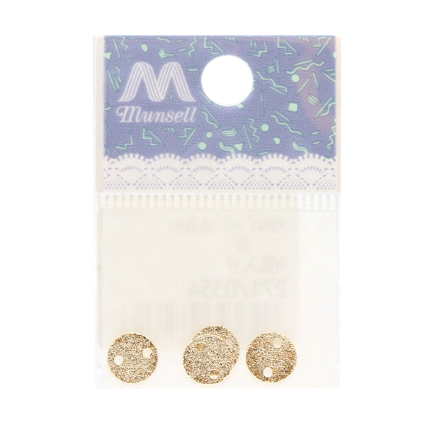 Handicraft bracket "Metal parts 8mm 4 pieces gold 271/0354"